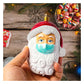 Santa Mask Christmas Ornament (Set of 5 Limited Edition) - Angiehaie Beauty