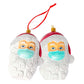 Santa Mask Christmas Ornament (Set of 5 Limited Edition) - Angiehaie Beauty