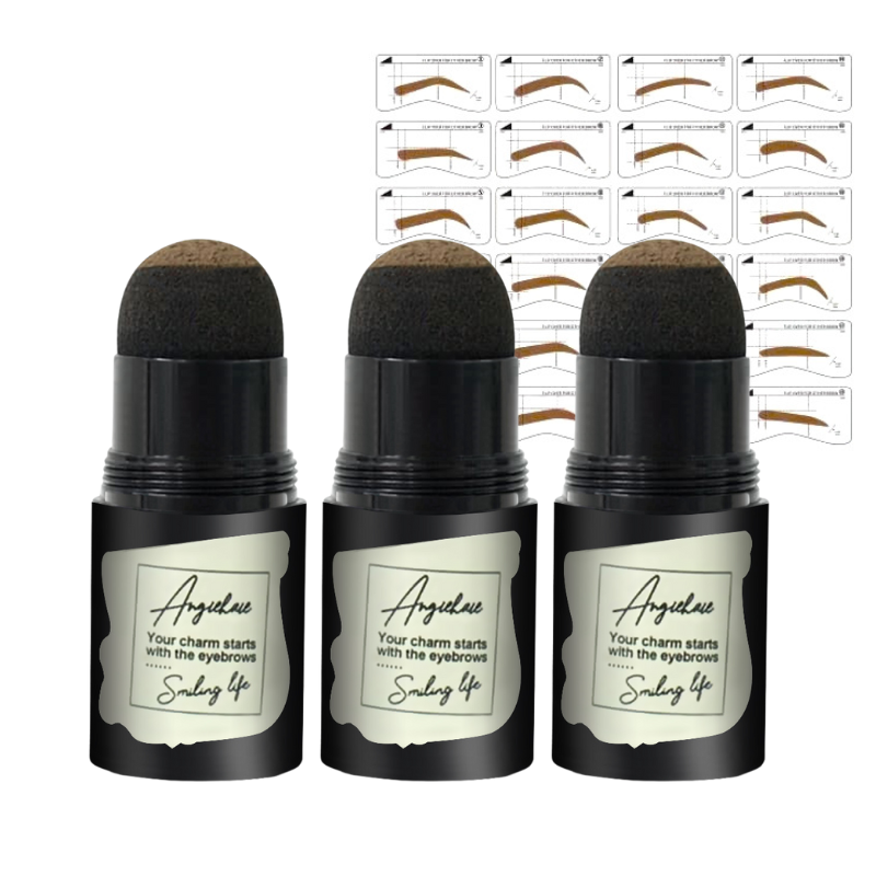 Eyebrow Stamp Powder Kit (Set of 3) - Angiehaie Beauty